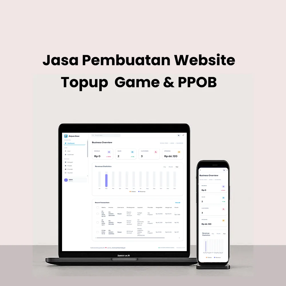 Gambar thumbnail Jasa Website Top Up Game 3