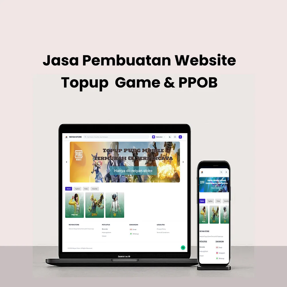 Gambar thumbnail Jasa Website Top Up Game 2